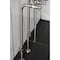 Aqua Vintage CCK8108DL Freestanding Tub Faucet with Supply Line, Stop Valve, Brushed Nickel CCK8108DL - alternate 5